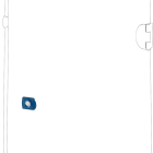 GEWISS - SERRATURA DI RICAMBIO - QUADRO DA PARETE - QDX 630 H - PORTA VANO AFFIANCATO