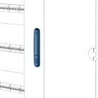 GEWISS - SERRATURA DI RICAMBIO - QDX 630/1600 H - PER PORTA VETRO/CIECA