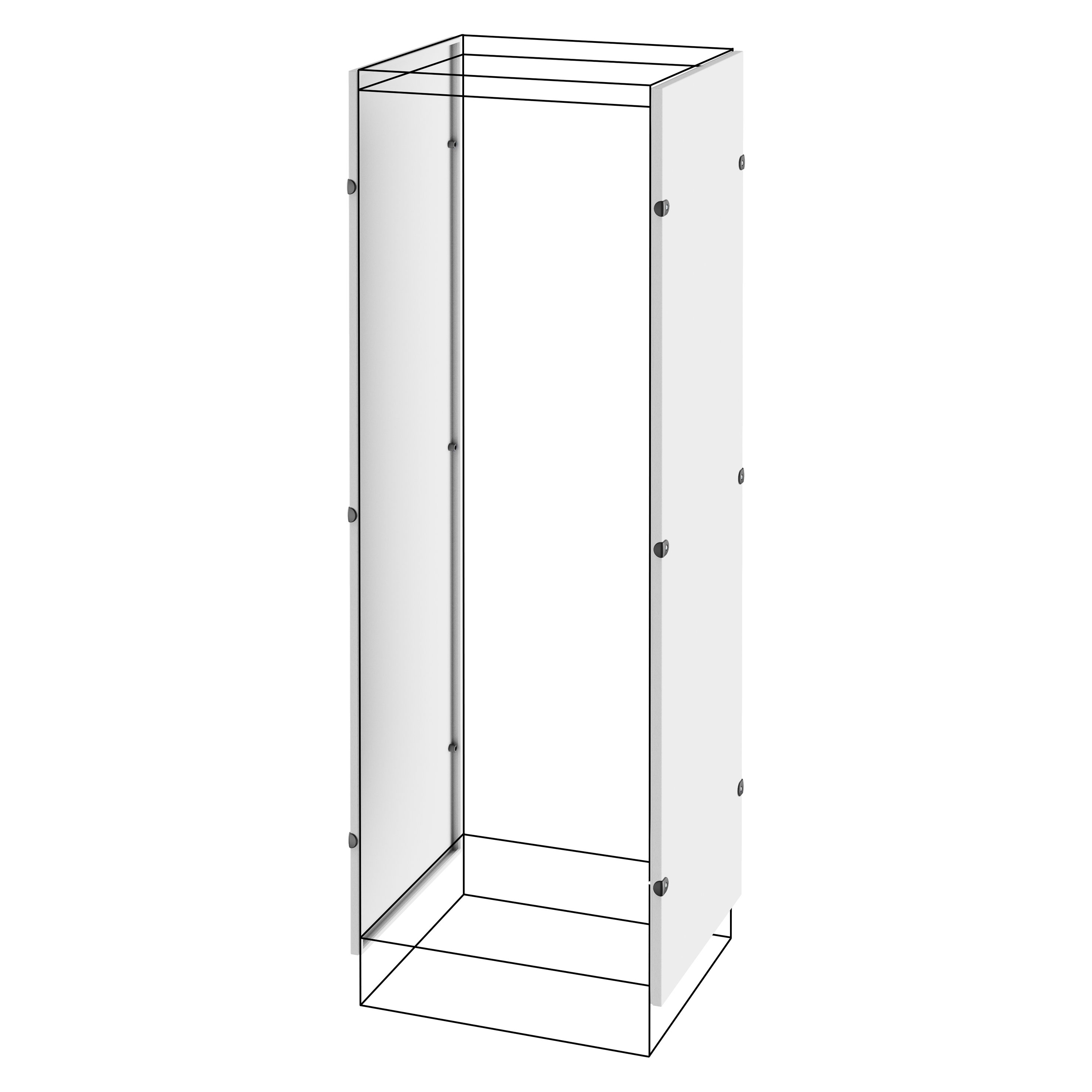 GEWISS - COPPIA DI PANNELLI LATERALI - QUADRO DA PAVIMENTO - QDX 1600 H - 2000x800mm