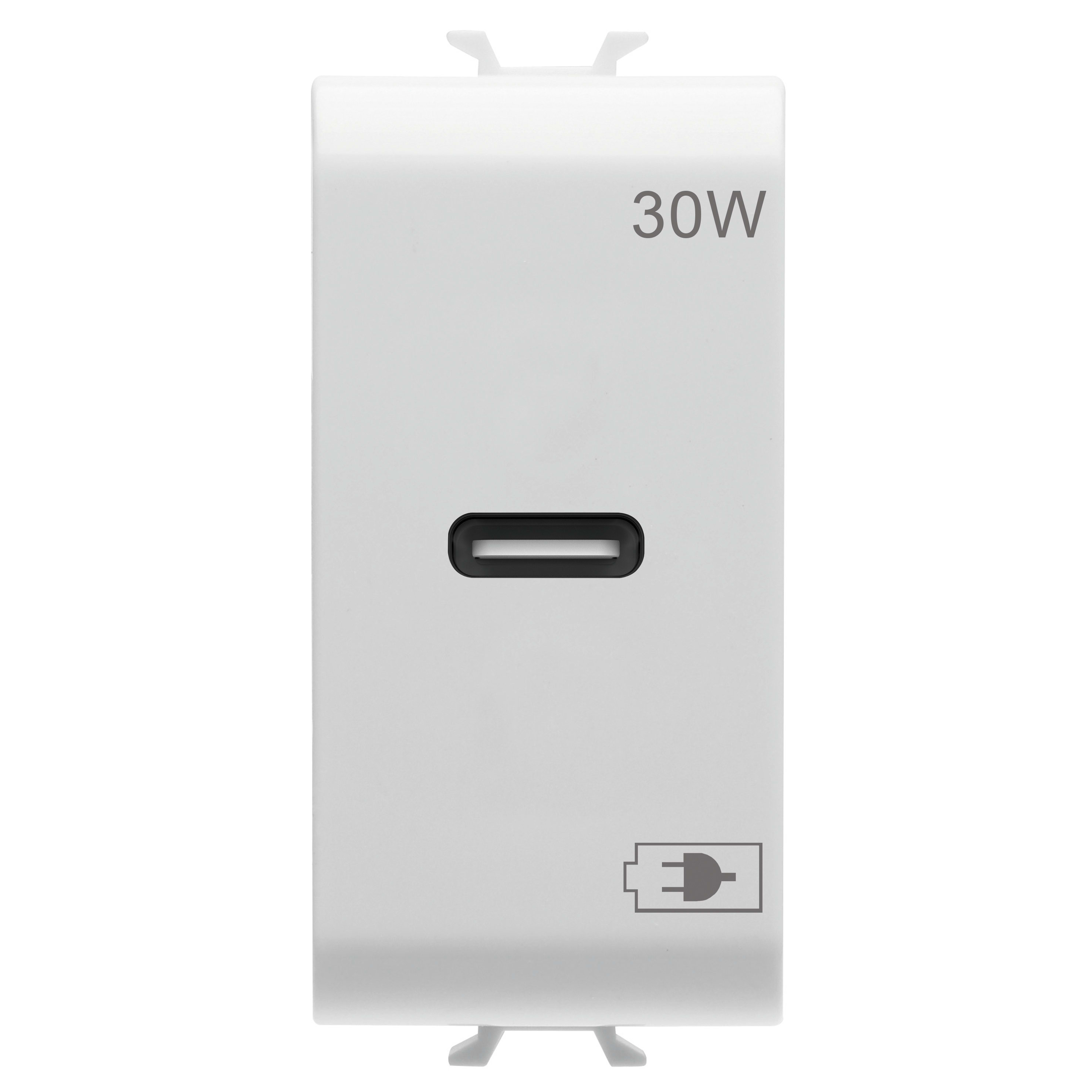 GEWISS - ALIMENTATORE USB C 30W PD - BIANCO