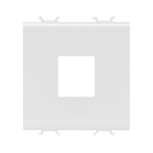 GEWISS - ADATTATORE PREDISPOSTO PER L'ALLOGGIAMENTO DI CONNETTORI DATI - TIPO AMP/KEYSTONE JACK - 2 MODULI - BIANCO LUCIDO - CHORUSMART GW10433
