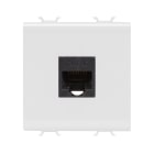 GEWISS - PRESA RJ45 - CATEGORIA 6 - UTP - 2 MODULI - BIANCO LUCIDO - CHORUSMART