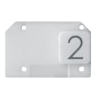 GEWISS - SIMBOLO PER APPARECCHI DI COMANDO ILLUMINABILI - DUE - CHORUSMART