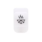 GEWISS - LENTE CON SIMBOLO ILLUMINABILE - RISCALDAMENTO / RAFFRESCAMENTO