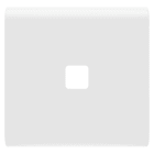 GEWISS - TASTO INTERCAMBIABILE PER COMANDI ASSIALI - DA COMPLETARE CON LENTE - 2 MODULI - BIANCO LUCIDO - CHORUSMART GW10552S