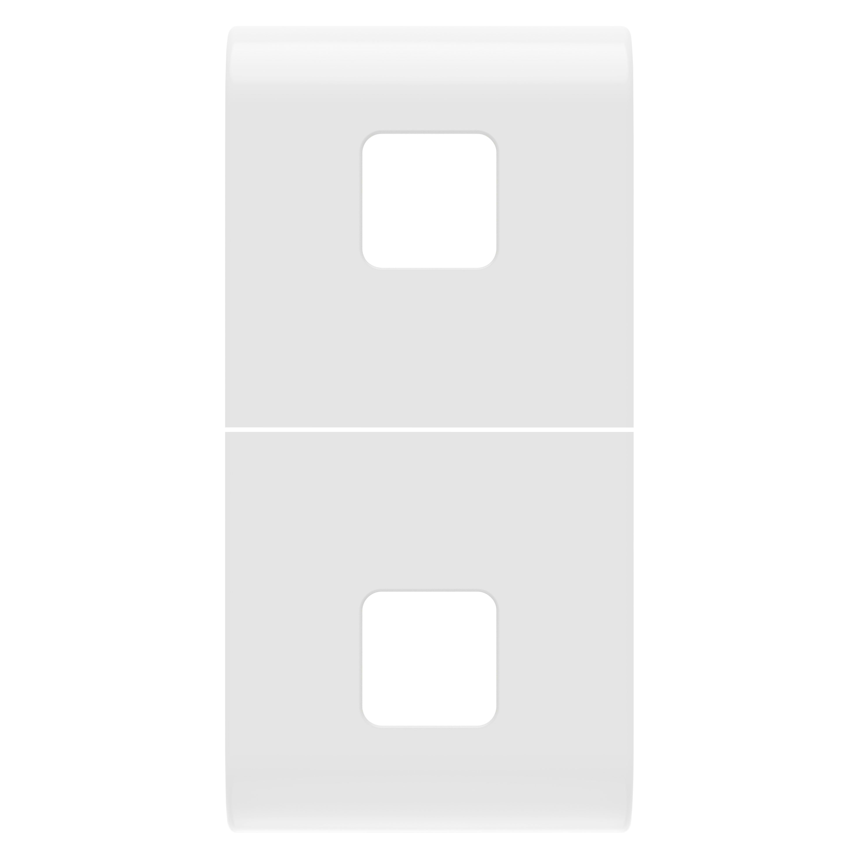 GEWISS - TASTO INTERCAMBIABILE PER COMANDI ASSIALI - DA COMPLETARE CON 2 LENTI - 1 MODULO - BIANCO LUCIDO - CHORUSMART GW10553S