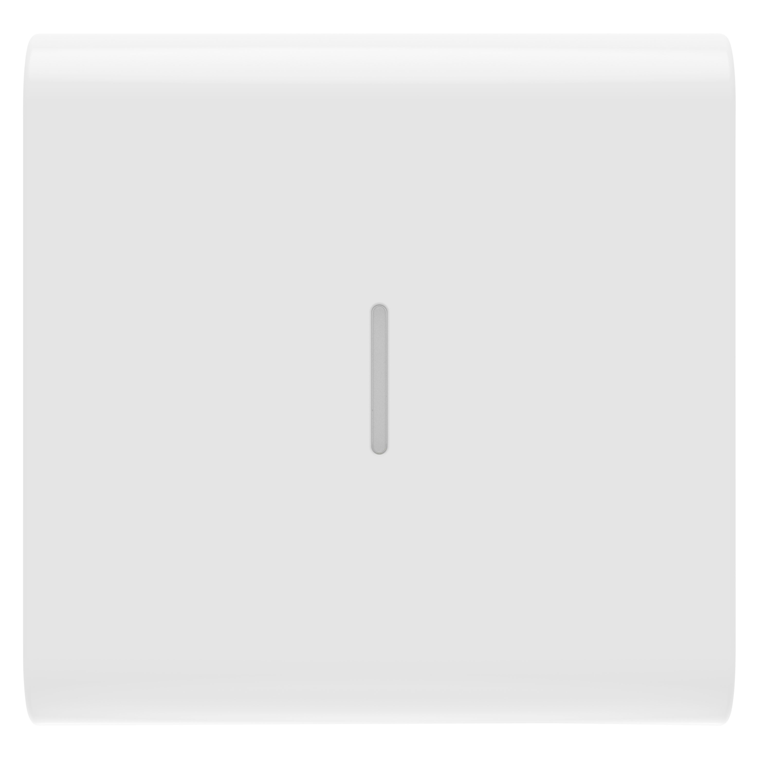 GEWISS - TASTO INTERCAMBIABILE PER COMANDI ASSIALI - CON DIFFUSORE - 2 MODULI - BIANCO LUCIDO - CHORUSMART GW10556S