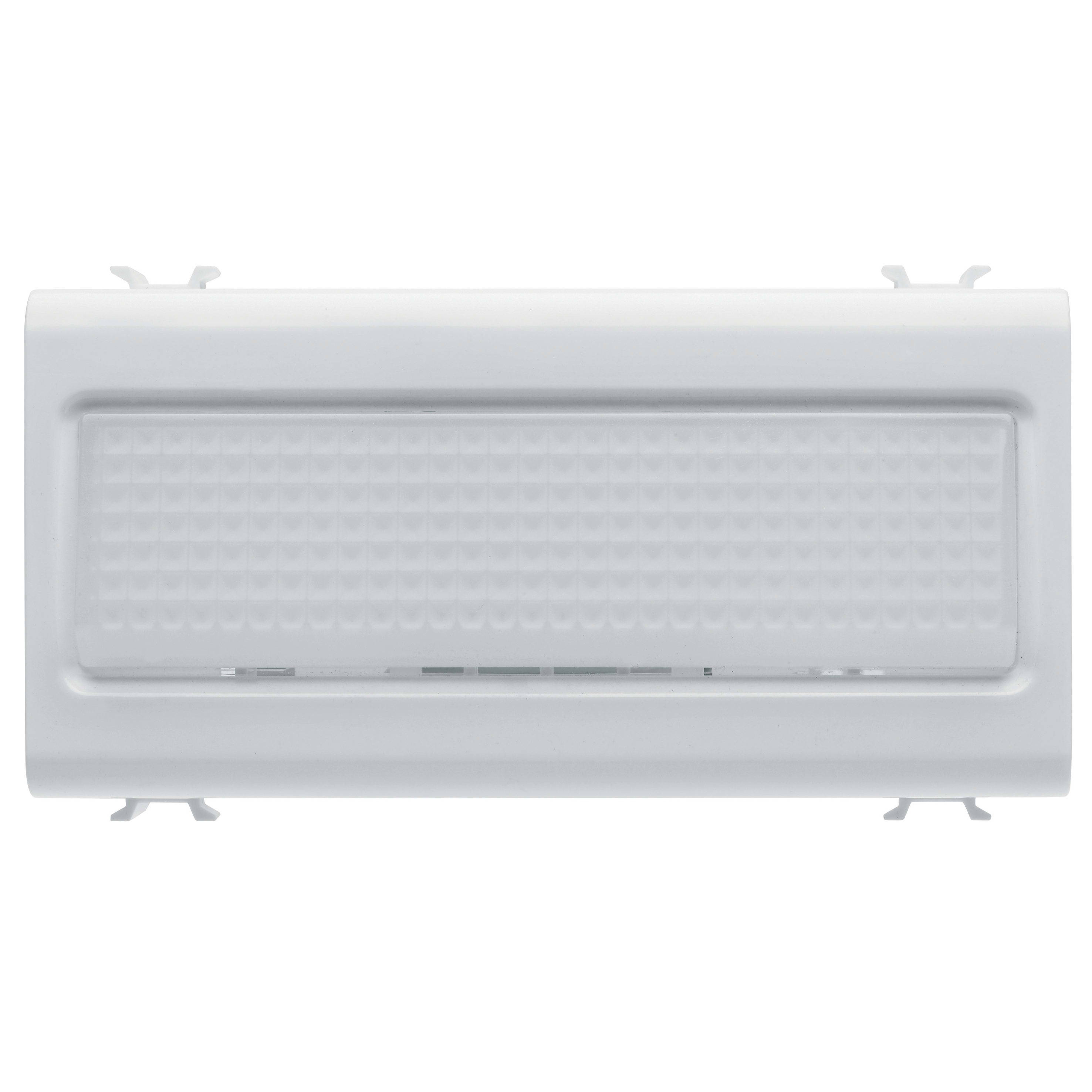GEWISS - SEGNAPASSO - 12V ac/dc / 230V ac 50/60 Hz - OPALE - 4 MODULI - BIANCO LUCIDO - CHORUSMART GW10656