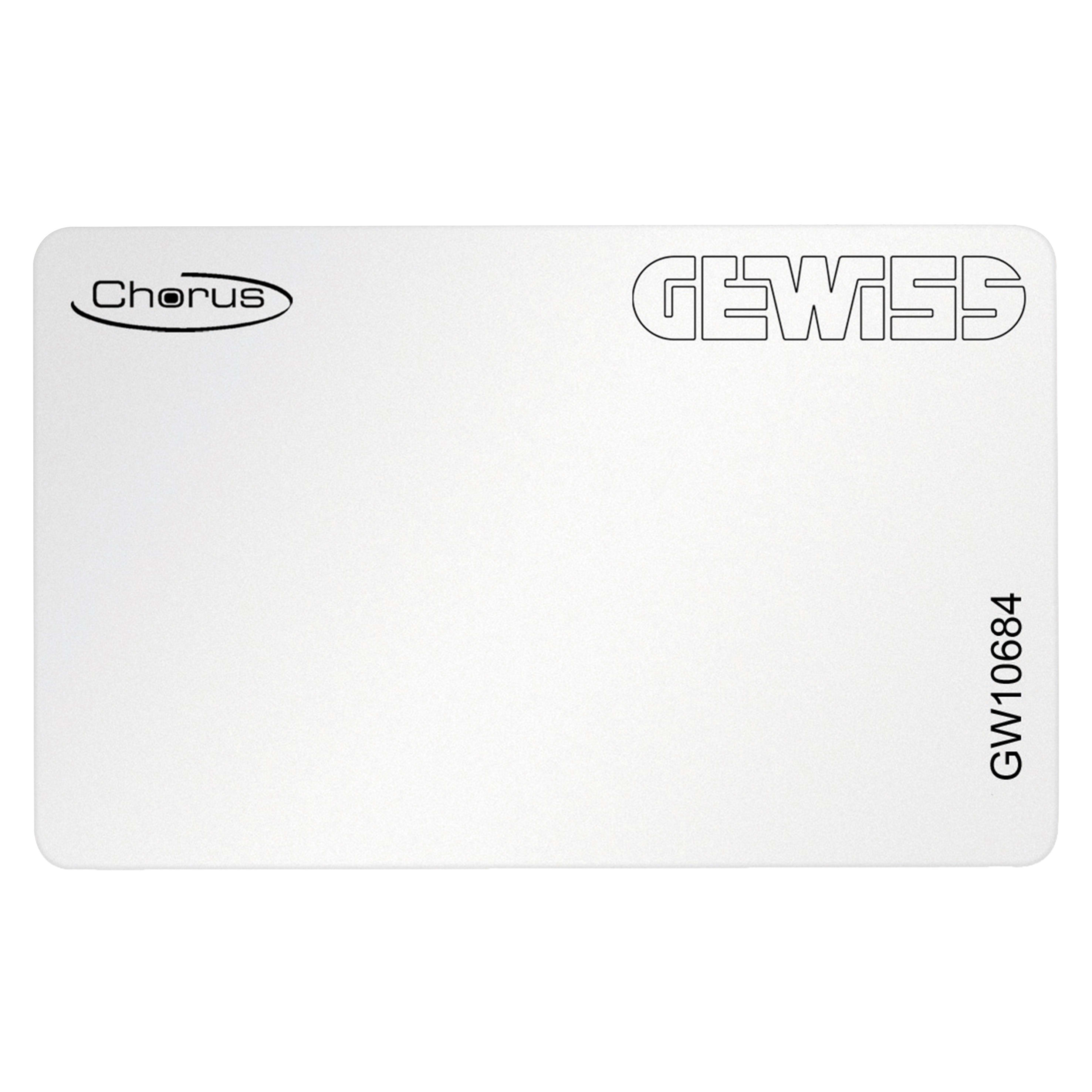 GEWISS - TESSERA TRANSPONDER - CHORUSMART GW10684