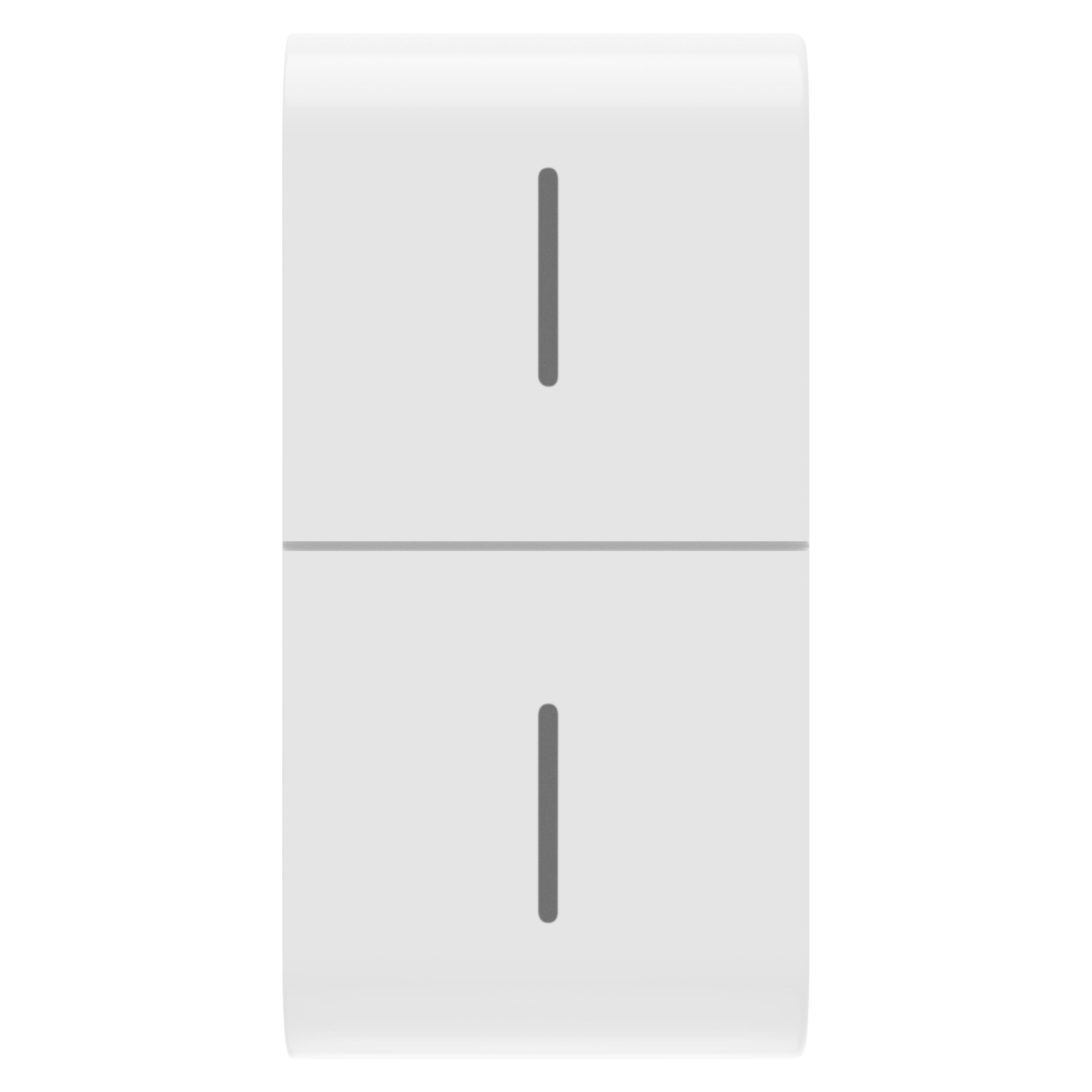 GEWISS - TASTO INTERCAMBIABILE PER PULSANTIERA CONNESSA ECO - 1 MODULO - BIANCO LUCIDO - CHORUSMART GW10819