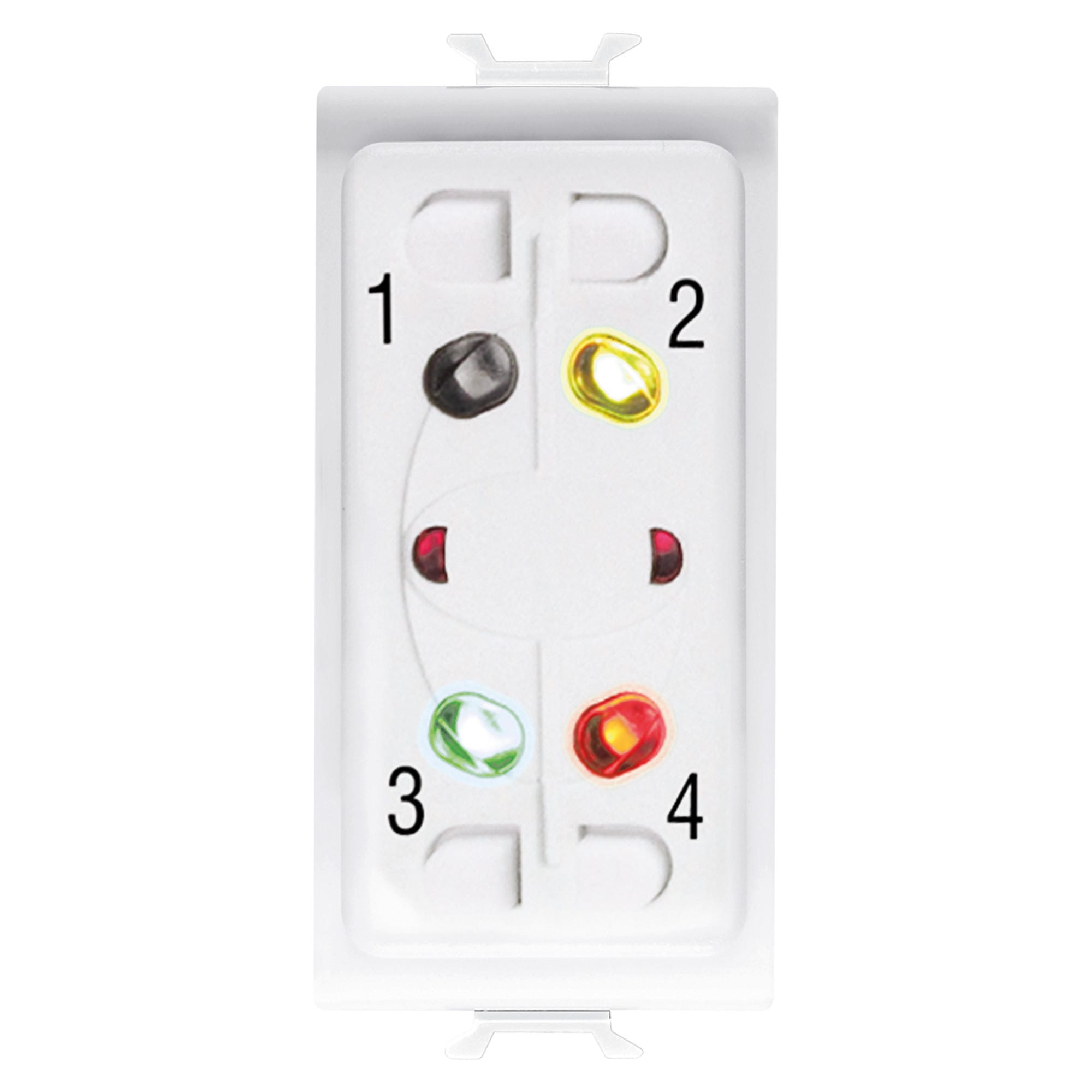 GEWISS - INSERITORE PARZIALIZZATORE DA INCASSO - ANTIFURTO FILARE - BIANCO - CHORUSMART GW10940