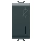 GEWISS - LIMITATORE DI SOVRATENSIONE - 275V ac 50/60Hz - 1 MODULO - NERO SATINATO - CHORUSMART GW12492