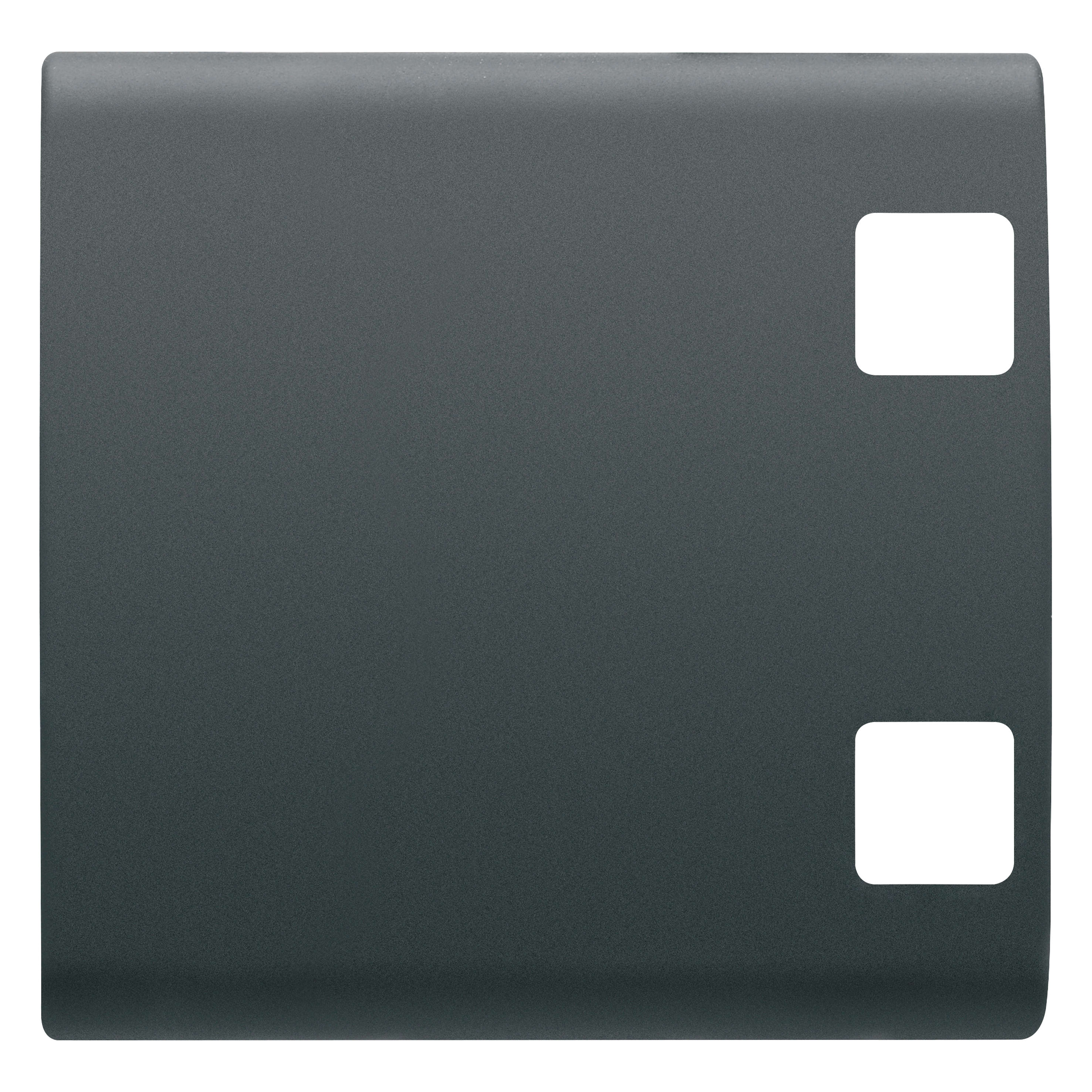 GEWISS - TASTO INTERCAMBIABILE PER PULSANTIERA - DA COMPLETARE CON 2 LENTI - 2 MODULI - NERO - CHORUSMART GW12554