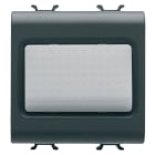 GEWISS - SEGNAPASSO - 12V ac/dc / 230V ac 50/60 Hz - OPALE - 2 MODULI - NERO SATINATO - CHORUSMART