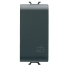 GEWISS - RELE' PASSO-PASSO 230V ac 50/60Hz - 1P 10AX 250V ac - 1 MODULO - NERO SATINATO - CHORUSMART GW12721