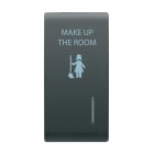 GEWISS - TASTO INTERCAMBIABILE - CON DIFFUSORE - MUR - 1 MODULO - NERO SATINATO - CHORUSMART