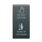 GEWISS - TASTO INTERCAMBIABILE - NEUTRO - DND+MUR - 1 MODULO - NERO SATINATO - CHORUSMART