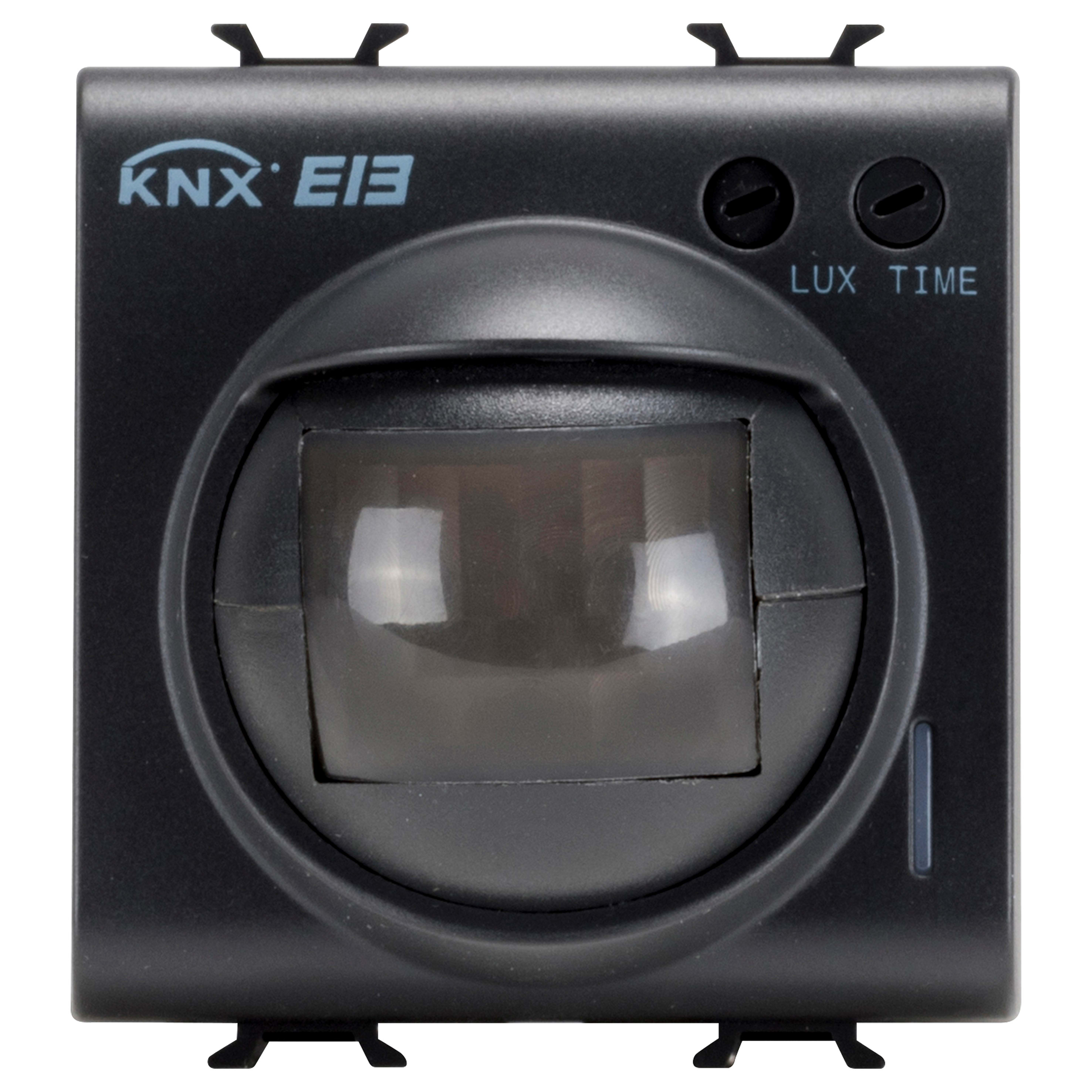 GEWISS - RIVELATORE DI MOVIMENTO IR CON CREPUSCOLARE - KNX - 2 MODULI - NERO - CHORUSMART GW12786