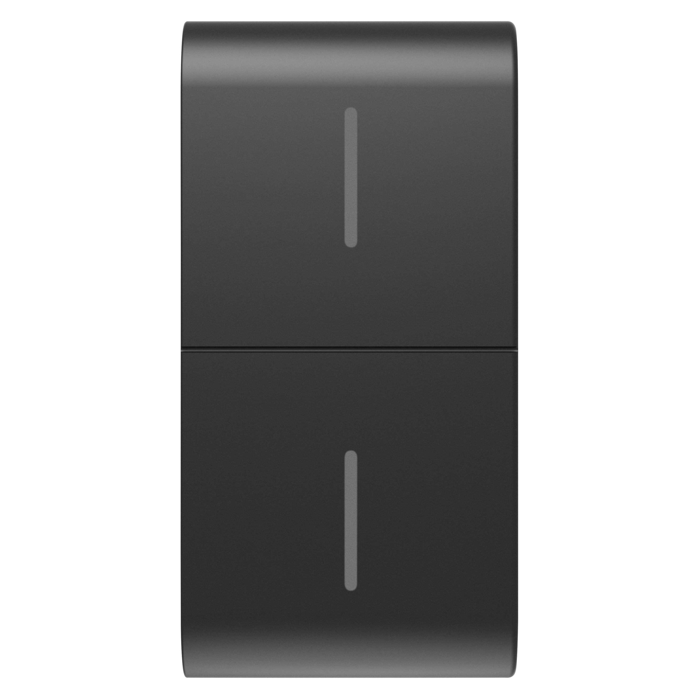 GEWISS - TASTO INTERCAMBIABILE PER PULSANTIERA CONNESSA ECO - 1 MODULO - NERO SATINATO - CHORUSMART GW12819