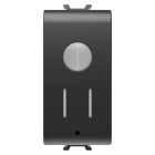 GEWISS - SENSORE DI MOVIMENTO CONNESSO - ZIGBEE - 100-240 V ac 50/60 Hz - NA 2A (AC1) 240 V ac - 1 MODULO - NERO SATINATO - CHORUSMART GW12856