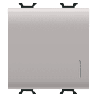 GEWISS - INTERRUTTORE UNIPOLARE 250V ac - MORSETTI CABLAGGIO RAPIDO - 16AX ILLUMINABILE - CON DIFFUSORE - 2 MODULI - NATURAL BEIGE SATINATO - CHORUSMART GW13032F