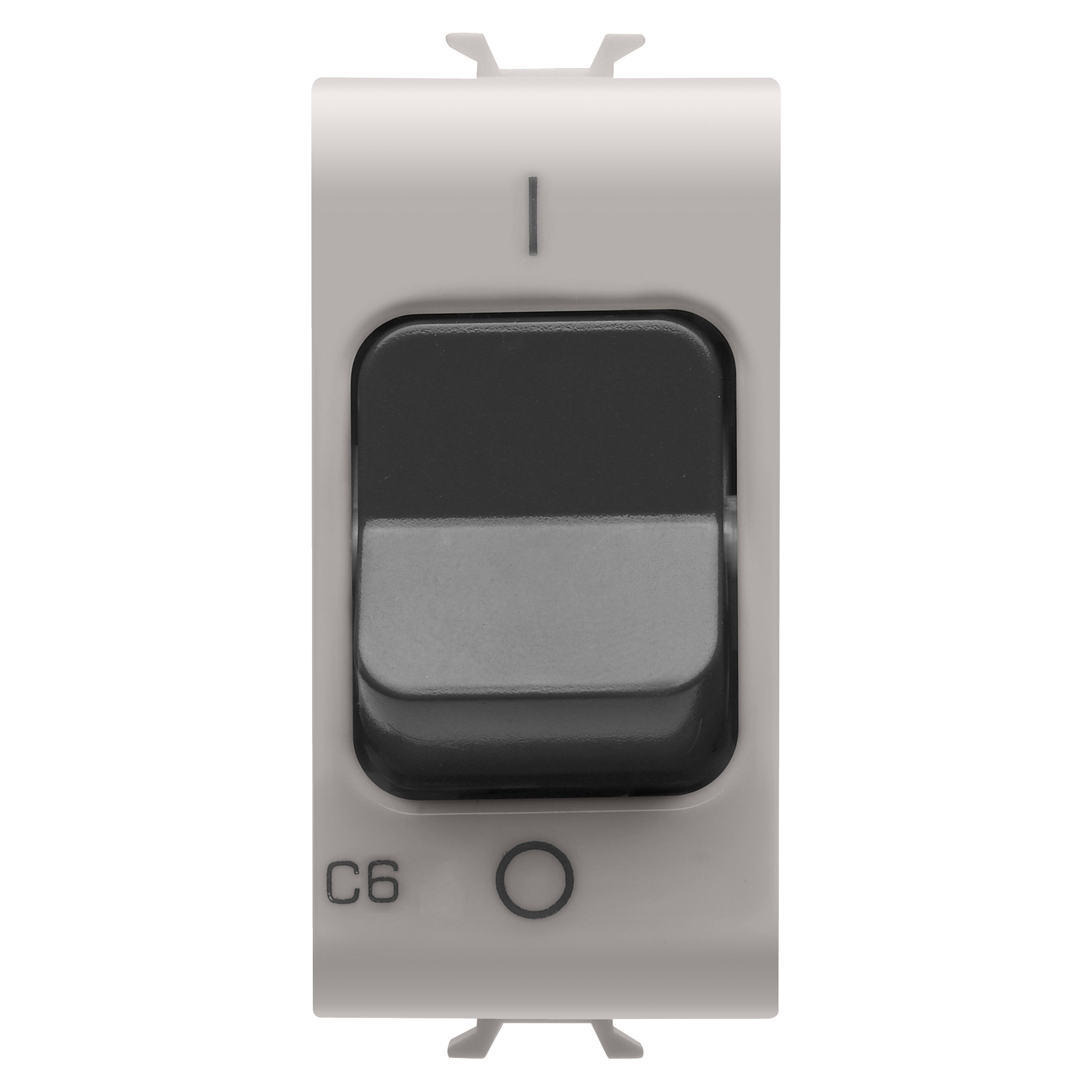 GEWISS - INTERRUTTORE AUTOMATICO MAGNETOTERMICO - CURVA C - 1P 6A 230Vac - 1 MODULO - NATURAL BEIGE SATINATO - CHORUSMART GW13461