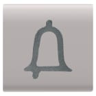 GEWISS - TASTO INTERCAMBIABILE - 22X22mm - CAMPANELLO - NATURAL BEIGE SATINATO - CHORUSMART GW13544