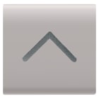 GEWISS - TASTO INTERCAMBIABILE - 22X22mm - FRECCIA VERTICALE - NATURAL BEIGE SATINATO - CHORUSMART