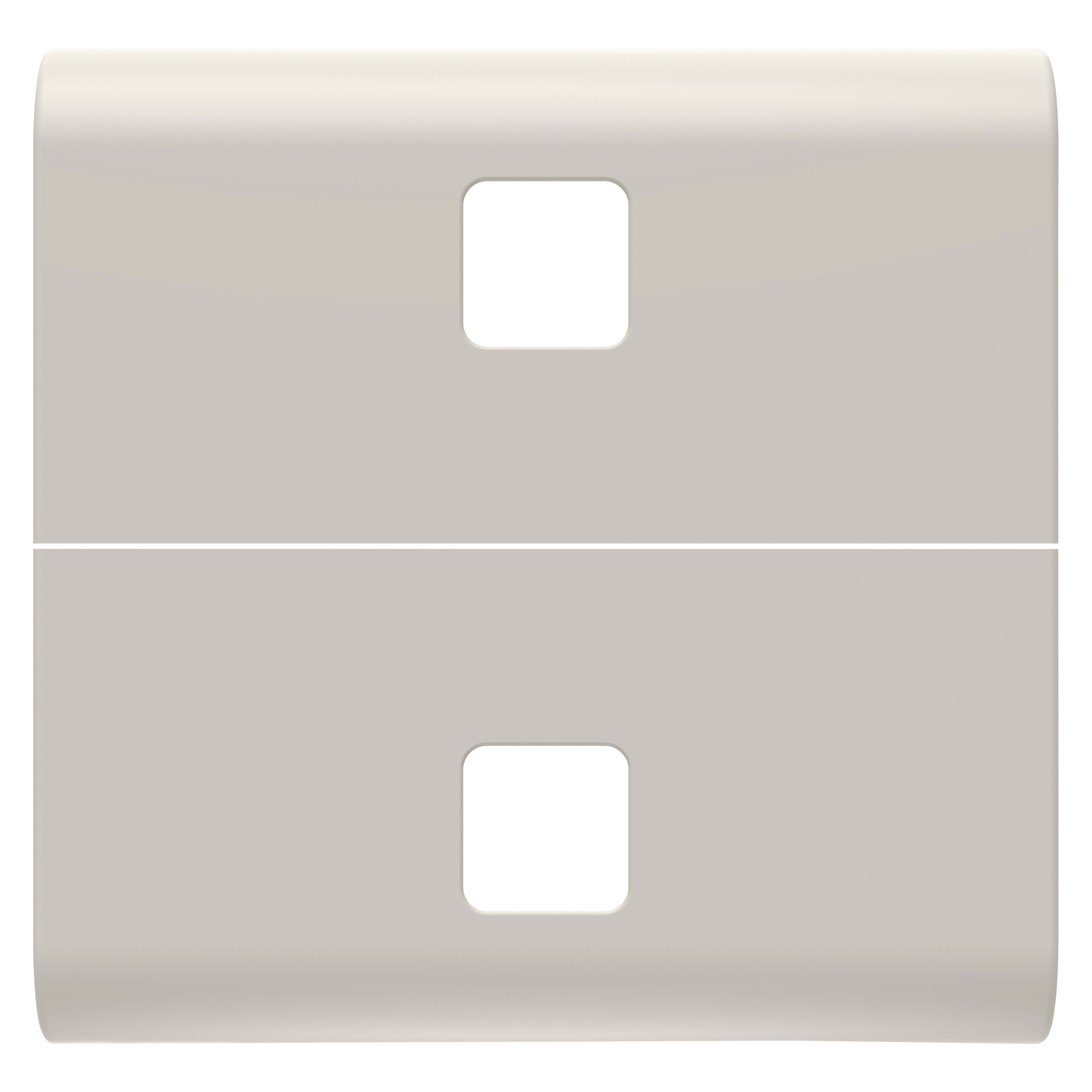GEWISS - TASTO INTERCAMBIABILE PER COMANDI ASSIALI - DA COMPLETARE CON 2 LENTI - 2 MODULI - NATURAL BEIGE SATINATO - CHORUSMART GW13554S