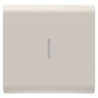 GEWISS - TASTO INTERCAMBIABILE PER COMANDI ASSIALI - CON DIFFUSORE - 2 MODULI - NATURAL BEIGE SATINATO - CHORUSMART