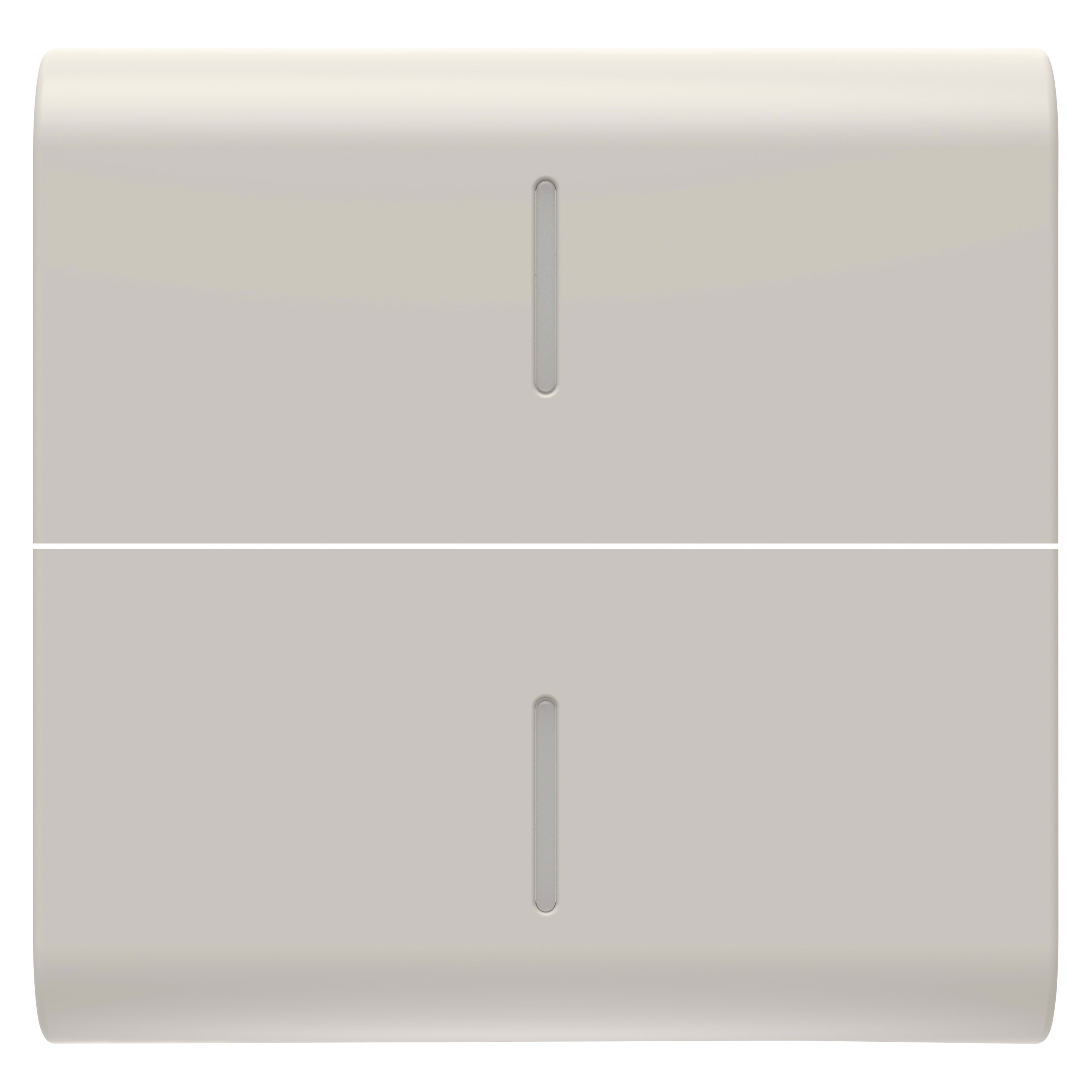 GEWISS - TASTO INTERCAMBIABILE PER COMANDI ASSIALI - CON 2 DIFFUSORI - 2 MODULI - NATURAL BEIGE SATINATO - CHORUSMART GW13558S