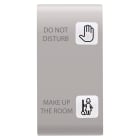 GEWISS - TASTO INTERCAMBIABILE PER PULSANTIERA - SOLUZIONE PER HOTEL - 2 LENTI - DND+MUR - 1 MODULO - NATURAL BEIGE - CHORUSMART GW13559