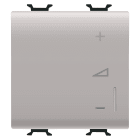 GEWISS - REGOLATORE ELETTRONICO UNIVERSALE - A PULSANTE - 230V ac 50/60Hz - 2 MODULI - NATURAL BEIGE SATINATO - CHORUSMART