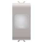 GEWISS - LAMPADA ANTI BLACK-OUT - 230V ac 50/60 Hz 1h - 1 MODULO - NATURAL BEIGE SATINATO - CHORUSMART GW13662