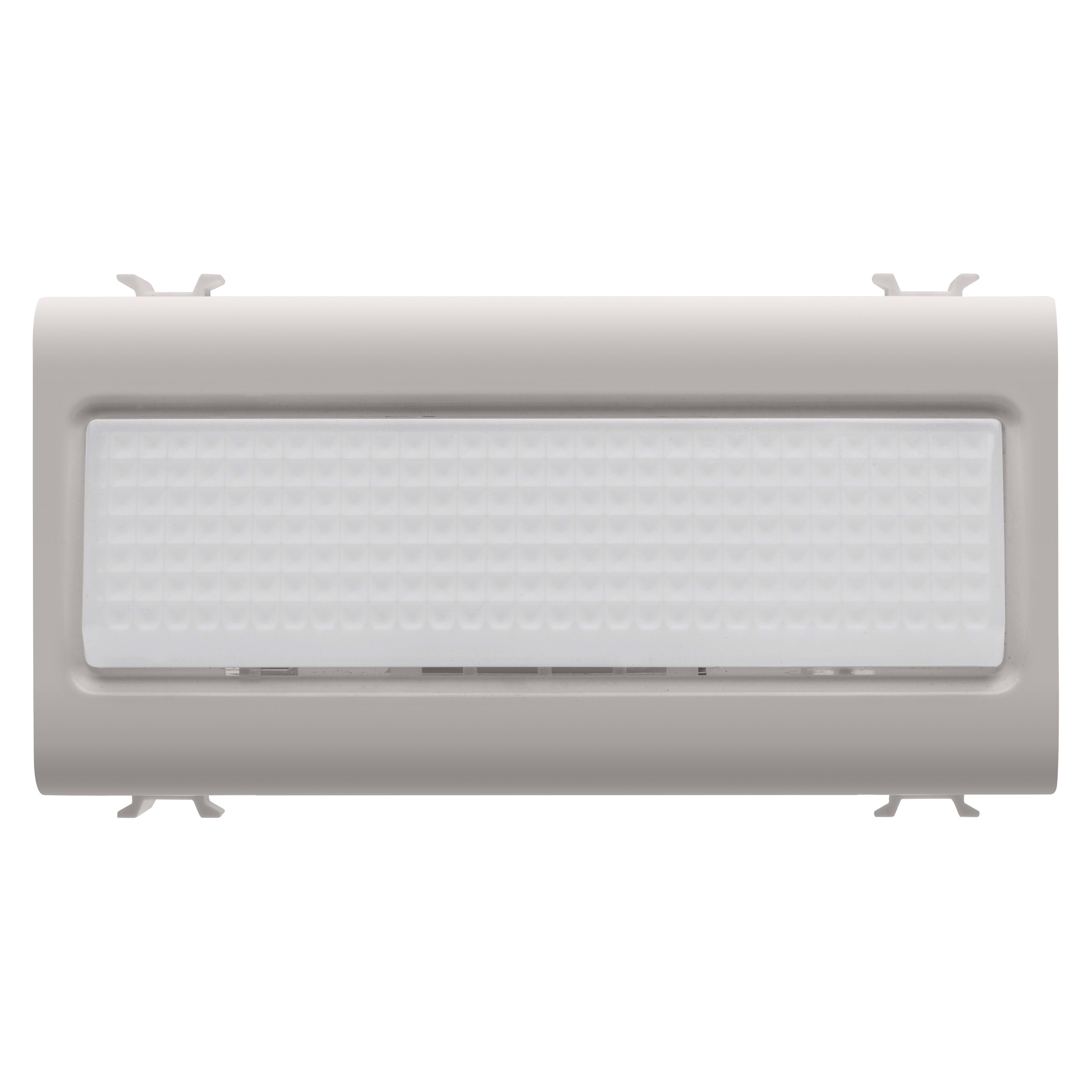 GEWISS - LAMPADA AUTONOMA DI EMERGENZA - 230Vac 50/60Hz 1h - 4 MODULI - NATURAL BEIGE SATINATO - CHORUSMART GW13666
