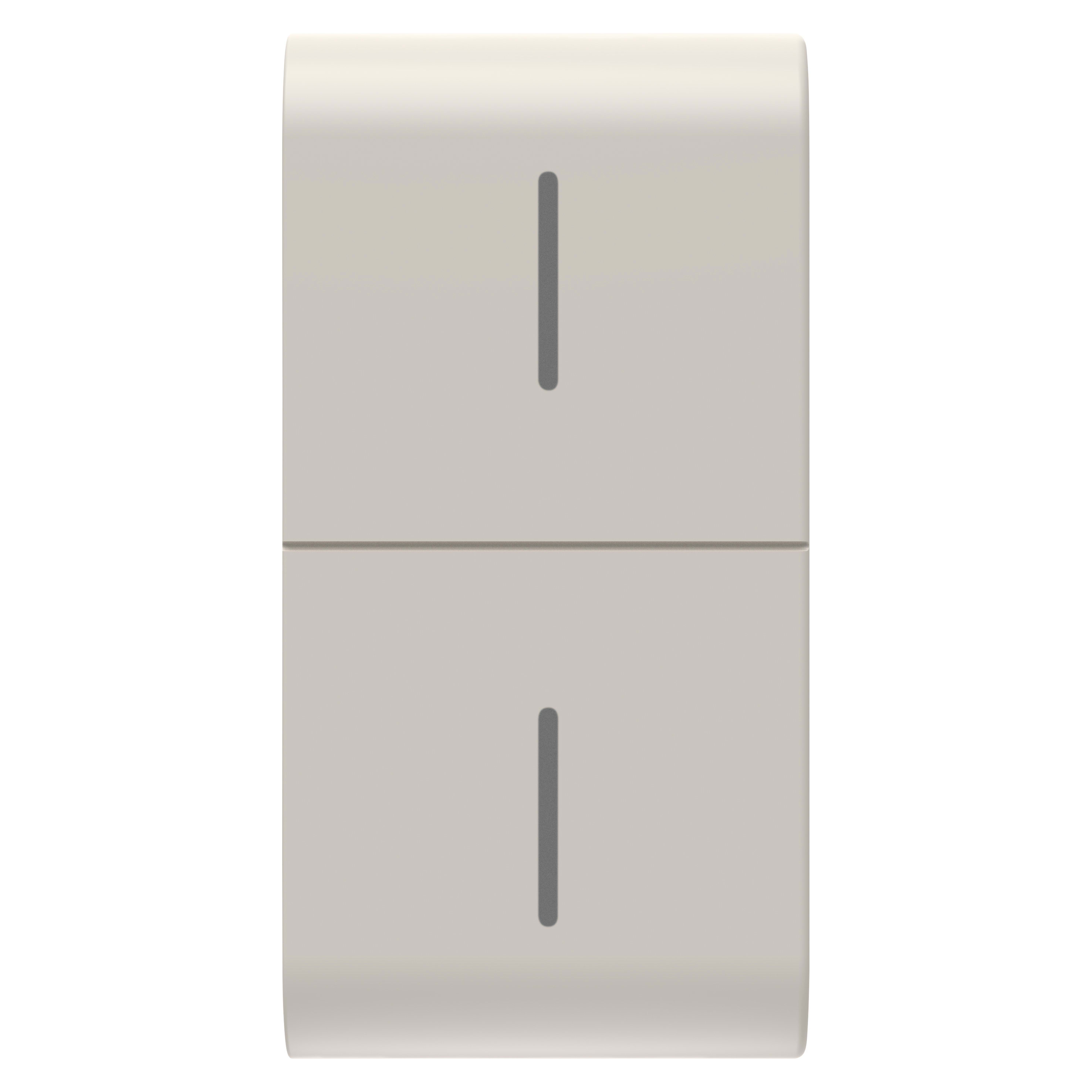 GEWISS - TASTO INTERCAMBIABILE PER PULSANTIERA CONNESSA ECO - 1 MODULO - NATURAL BEIGE SATINATO - CHORUSMART GW13819