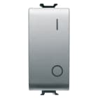 GEWISS - INTERRUTTORE BIPOLARE 250V ac PER IMPIEGHI GRAVOSI - 25AX - NEUTRO - SIMBOLO 0/1 - 1 MODULO - TITANIO - CHORUSMART GW14007