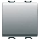 GEWISS - PULSANTE UNIPOLARE 250V ac - MORSETTI CABLAGGIO RAPIDO - NA 16A - NEUTRO - 2 MODULI - TITANIO - CHORUSMART GW14171F