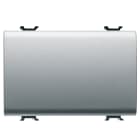 GEWISS - PULSANTE UNIPOLARE 250V ac - NA 16A - NEUTRO - 3 MODULI - TITANIO - CHORUSMART GW14181