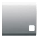 GEWISS - TASTO INTERCAMBIABILE PER PULSANTIERA - DA COMPLETARE CON LENTE - 2 MODULI - TITANIO - CHORUSMART GW14552