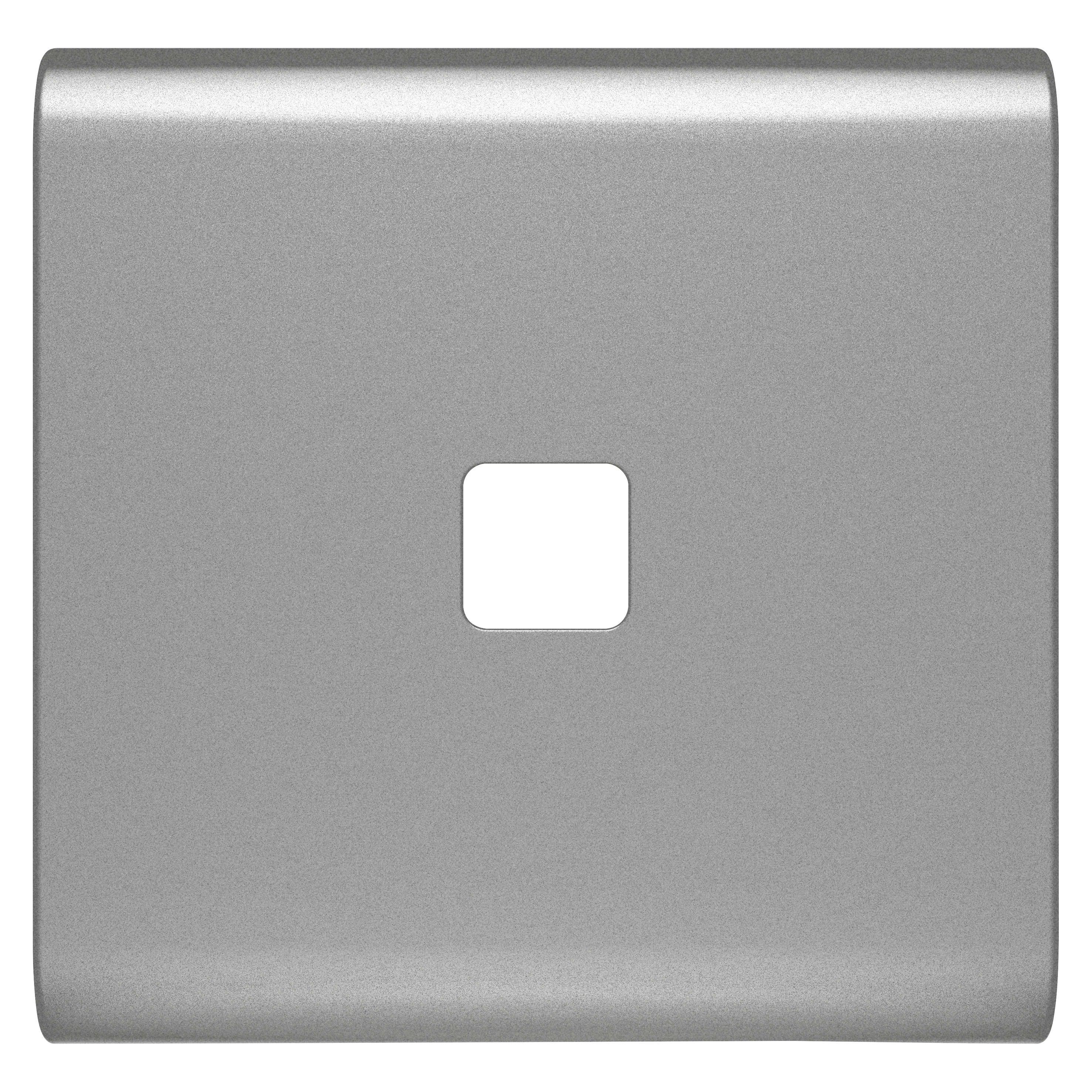 GEWISS - TASTO INTERCAMBIABILE PER COMANDI ASSIALI - DA COMPLETARE CON LENTE - 2 MODULI - TITANIO - CHORUSMART GW14552S