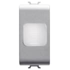 GEWISS - LAMPADA ANTI BLACK-OUT - 230V ac 50/60 Hz 1h - 1 MODULO - TITANIO - CHORUSMART
