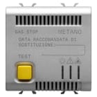 GEWISS - RIVELATORE GAS METANO - 12V ac/dc - 2 MODULI - TITANIO - CHORUSMART