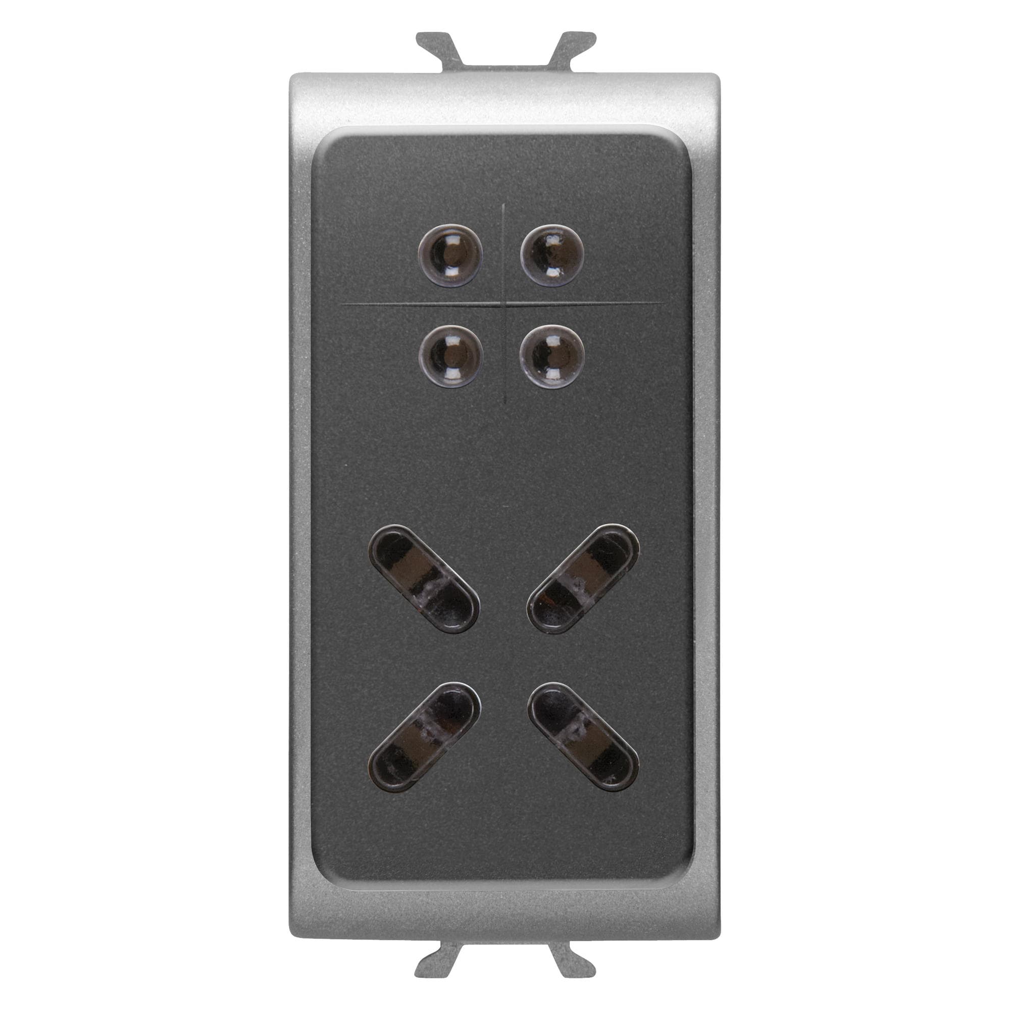 GEWISS - INSERITORE DA INCASSO - ANTIFURTO FILARE - TITANIO - CHORUSMART GW14935