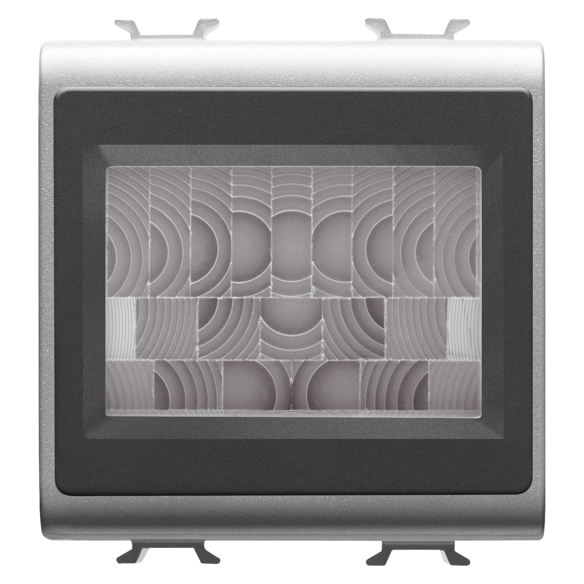 GEWISS - RIVELATORE VOLUMETRICO INFRAROSSI DA INCASSO - ANTIFURTO FILARE - TITANIO - CHORUSMART GW14941