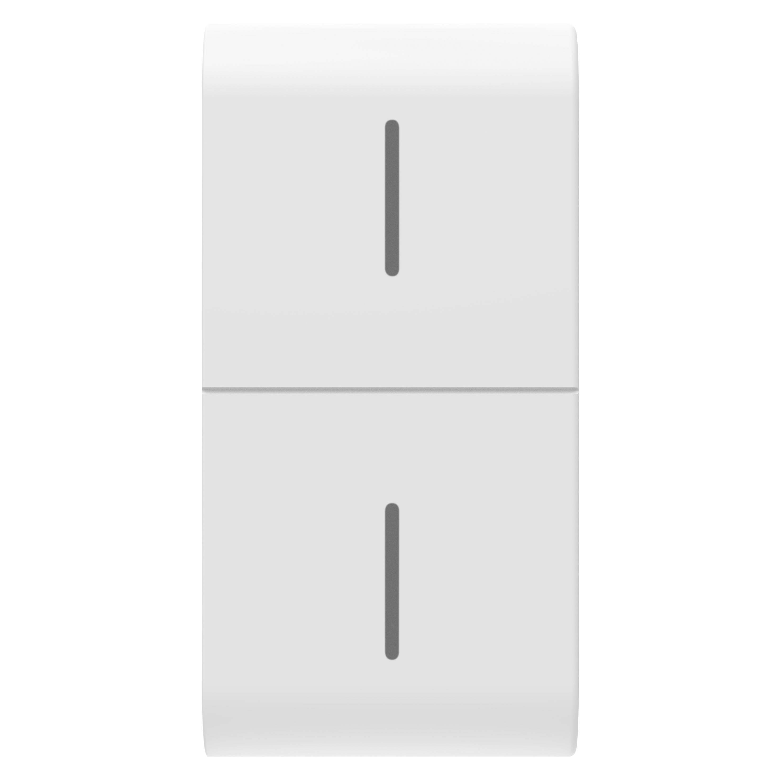 GEWISS - TASTO INTERCAMBIABILE PER PULSANTIERA CONNESSA ECO - 1 MODULO - BIANCO SATINATO - CHORUSMART GW15819