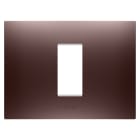 GEWISS - PLACCA EGO - IN TECNOPOLIMERO VERNICIATO - 1 POSTO - RAME - CHORUSMART GW16001CP