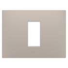 GEWISS - PLACCA EGO - IN TECNOPOLIMERO - 1 POSTO - DARK SAND - CHORUSMART