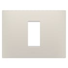 GEWISS - PLACCA EGO - IN TECNOPOLIMERO - 1 POSTO - NATURAL BEIGE - CHORUSMART