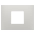 GEWISS - PLACCA EGO - IN TECNOPOLIMERO - 2 POSTI - ARGILLA - CHORUSMART GW16002CY